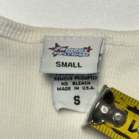 Vintage Y2k Famous Stars & Straps Tank Top Womens Juniors Small 9.5x19 USA - Picture 7 of 10